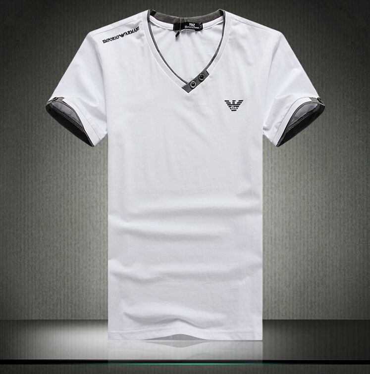 Armani V-neck T-shirts men-A1612V